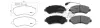 71167AAP Колодки гальмівні, ліві/праві, передні APLUS підбір по vin на Brocar