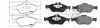 71148AAP Колодки тормозные передние Ford Fiesta, Fusion, KA, Puma/Mazda 2 (95-13) APLUS підбір по vin на Brocar