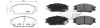 71116BAP Тормозные колодки дисковые перед. Hyunday Accent/Get/Getz/Verna 9/99- APLUS підбір по vin на Brocar