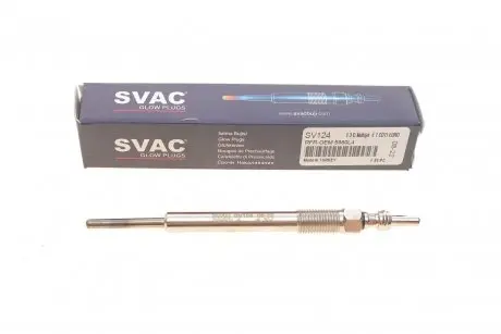 SV124 Свічка розжарювання SVAC SV124 SVAC підбір по vin на Brocar