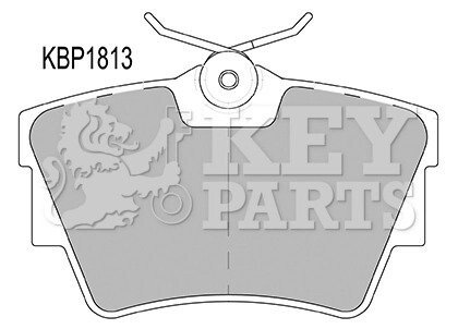 KBP1813 Гальмiвнi колодки дисковi KEY PARTS підбір по vin на Brocar