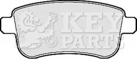 KBP2124 Гальмiвнi колодки дисковi KEY PARTS підбір по vin на Brocar