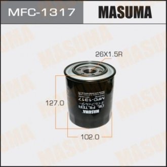 MFC1317 Фильтр масляный C-306 (MFC1317) MASUMA MASUMA підбір по vin на Brocar