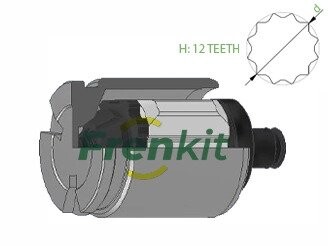 K425203 Поршень гальмівного супорту BMW X3 (F25) 10-17,X4 (F26) 14-18,Z4 (E89) 09-16,Z4 (E89) 11-16 FRENKIT підбір по vin на Brocar