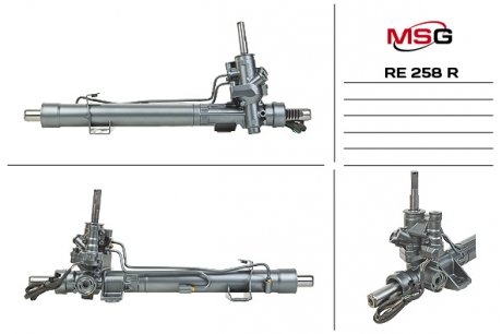 RE258R Рульова рейка з ГПК відновлена RENAULT ESPACE IV (JK0/1_) 02-05,ESPACE IV (JK0/1_) 05- MSG підбір по vin на Brocar