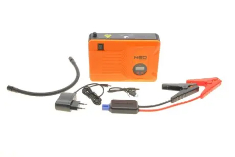 11997 Пусковое устройство „ Jumpstarter”, Power Bank 14Ah, LED фонарь, компрессор 3.5BAR NEO Tools підбір по vin на Brocar