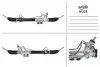 Рульова рейка з ГПК нова  NISSA NAVARA 05-,NISSA PATHFINDER (R51) 08-10 NI225