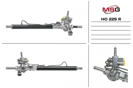 HO229R Рульова рейка з ГПК відновлена HONDA ACCORD 08-USA MSG підбір по vin на Brocar