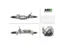 JP401NL00R Рульова рейка з ЕПК JEEP CHEROKEE (KL) 13- MSG підбір по vin на Brocar