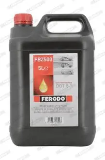 FBZ500 Гальмiвна рiдина DOT5.1 (5L) FERODO підбір по vin на Brocar