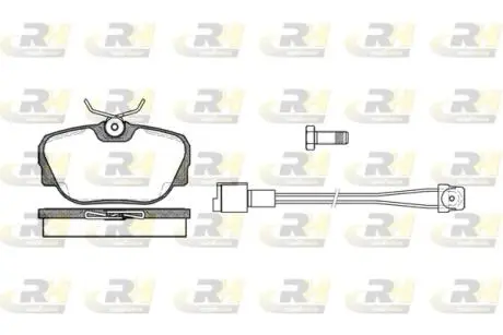 229602 Гальмівні колодки дискові ROADHOUSE підбір по vin на Brocar