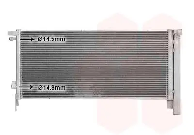 53015715 Конденсор кондиціонера Toyoya Rav4 2.5 Hyb 18+ (Van Wezel) VAN WEZEL подбор по vin на Brocar