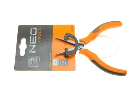 01102 Плоскогубці подовжені прямі прецизійні, 130 мм. (NEO) NEO Tools підбір по vin на Brocar