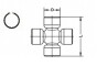 U138 Хрестовина 22X54 (4120B0012, CR2,CR2/4) (GKN) GKN (Lobro) підбір по vin на Brocar