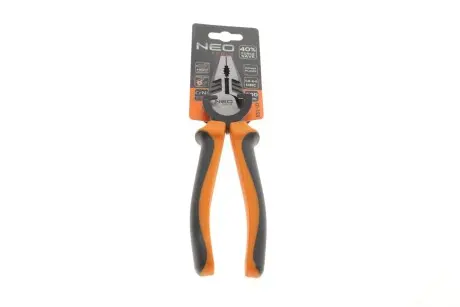 01153 Плоскогубці комбіновані 40% FS 200 мм. (NEO) NEO Tools підбір по vin на Brocar