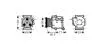Компрессор кондиціонера Ford Fiesta Fusion 1,25-1,6i , Fiesta 1,25-1,6i 08> (FDAK434) AVA