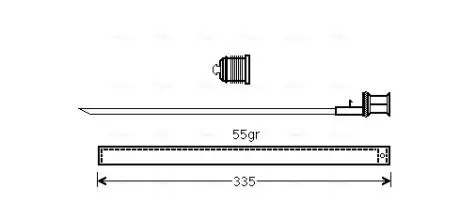 MSD601 Осушитель кондиционера (MSD601) AVA AVA COOLING подбор по vin на Brocar
