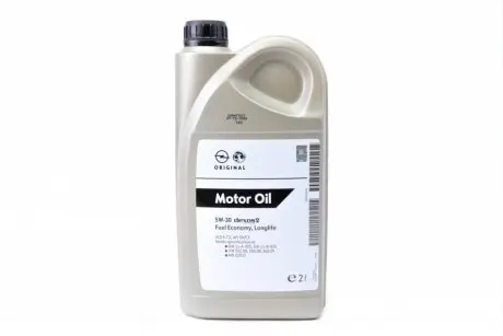 93165555 Олива 5W30 GM Dexos2 (2L) GM / OPEL підбір по vin на Brocar