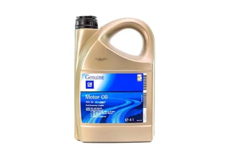 93165556 Олива 5W30 GM Dexos2 (4L) GM / OPEL підбір по vin на Brocar