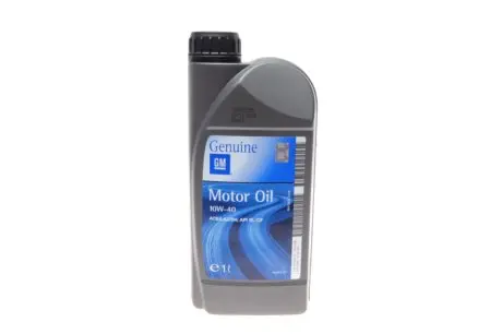93165213 Олива 10W40 GM Semi Synthetic (1L) GM / OPEL підбір по vin на Brocar