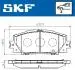 VKBP80529 Колодки гальмівні дискові (комплект 4 шт) SKF підбір по vin на Brocar