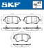 VKBP80182A Колодки гальмівні дискові (комплект 4 шт) SKF підбір по vin на Brocar