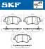 VKBP80182A Колодки гальмівні дискові (комплект 4 шт) SKF підбір по vin на Brocar