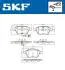 VKBP80073E Колодки гальмівні дискові (комплект 4 шт) SKF підбір по vin на Brocar