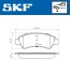 VKBP80040 Колодки гальмівні дискові (комплект 4 шт) SKF підбір по vin на Brocar