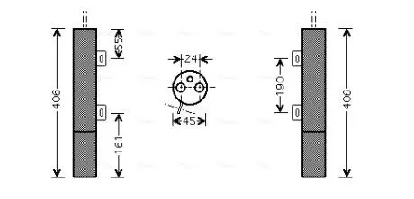 MSD090 Осушитель кондиционера (MSD090) AVA AVA COOLING подбор по vin на Brocar