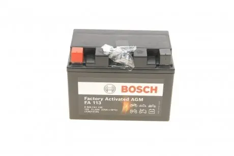 0986FA1130 Акумуляторна батарея 11.2Ah/220A (150x88x110/+L/B0) (AGM) BOSCH підбір по vin на Brocar