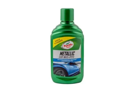 52889 Поліроль з тефлоном Metallic Wax +PTFE (300ml) TURTLE WAX підбір по vin на Brocar