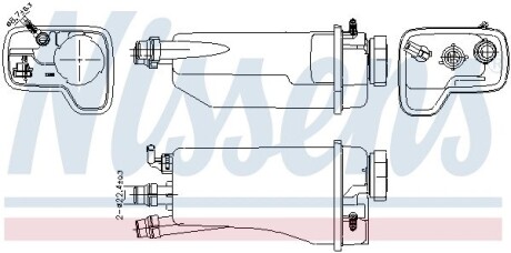 996361 Бачок компенсаційний First Fit NISSENS підбір по vin на Brocar