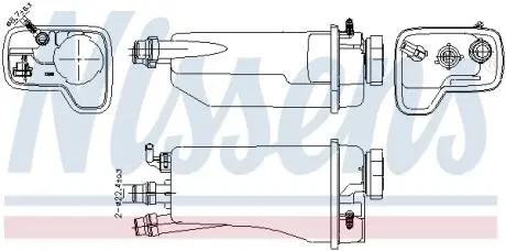 996361 Бачок компенсаційний First Fit NISSENS подбор по vin на Brocar