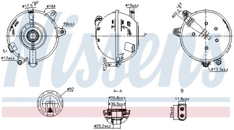 996324 Бачок компенсаційний First Fit NISSENS підбір по vin на Brocar