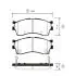 Колодки гальм KIA Carens, Clarus, Rio SF R 14" передн. OLD CKKK-9 (вир-во CTR) GK0515