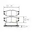 GK0529 Колодки гальм KIA Rio SF R 13&quot; OLD CKKK-23 (вир-во CTR) CTR підбір по vin на Brocar