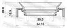 95HCS40541123L САЛЬНИК 38.5X54.15X10.9X22.8, SUZUKI (вир-во FEBEST) FEBEST підбір по vin на Brocar