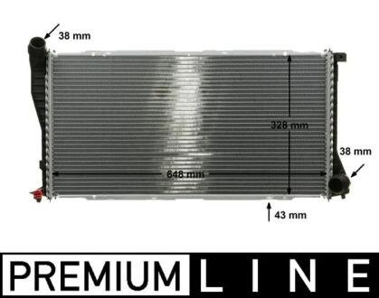 CR288000P Радіатор охолодження MAHLE / KNECHT підбір по vin на Brocar