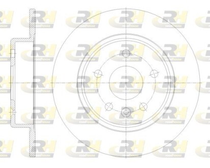 6179200 Гальмівний диск ROADHOUSE підбір по vin на Brocar