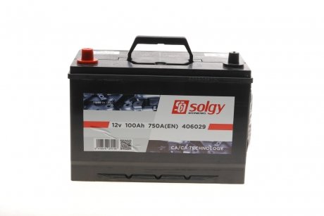 406029 Стартерна батарея (акумулятор) SOLGY 406029 SOLGY подбор по vin на Brocar