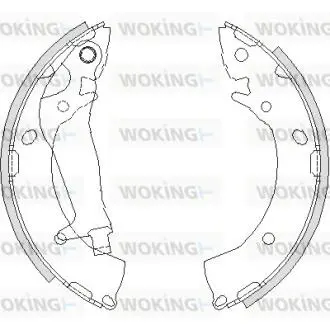 Z420300 Колодки гальмівні бараб. задн. (вир-во Remsa) Hyundai Getz 1,1-1,6i 1,5d (Z4203.00) WOKING WOKING підбір по vin на Brocar