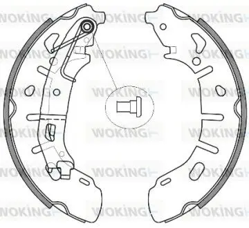 Z426300 Колодки тормозные WOKING подбор по vin на Brocar
