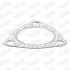 80085 Прокладка випускної системи VOLVO 340-360 ALFA ROMEO 147 AUDI A4 B5, A4 B6, A6 C5 CHEVROLET AVEO / KALOS FIAT BRAVA, BRAVO I, MAREA FORD TRANSIT, TRANSIT TOURNEO 1.0-2.7D 08.86- WALKER підбір по vin на Brocar