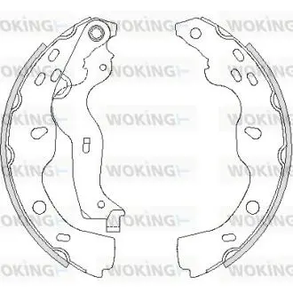 Z422700 Колодки гальмівні бараб. задн. (вир-во Remsa) Suzuki SX4 06-14,Fiat Sedici 06-14 (Z4227.00) WOKING WOKING підбір по vin на Brocar