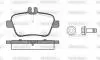P1577300 Колодки тормозные дисковые MB A 04&gt;12 13&gt;18 B 11&gt;18 GLA 13&gt; / задн (P15773.00) W WOKING підбір по vin на Brocar