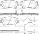 Колодки тормозные дисковые Hyundai Elantra 16> / Genesis 3,0 GDI 14> / перед (P1 P1512304