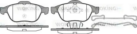 P943310 Колодки тормозные WOKING подбор по vin на Brocar