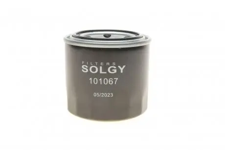 101067 Фільтр масляний SOLGY 101067 SOLGY підбір по vin на Brocar
