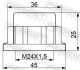 1698NHUB02 Гайка 36x25 FEBEST підбір по vin на Brocar